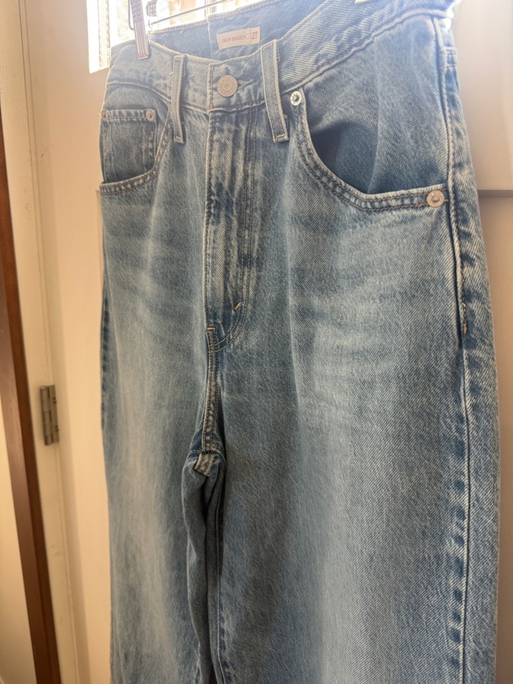 Levi's Light Blue Wide Leg Jeans